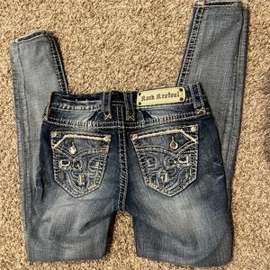 Rock Revival Women's Dark Blue Skinny Jeans